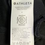 Athleta  Women's Black High Waist Straight Leg Athletic Trousers Pants Size 6 Photo 4