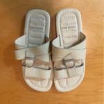 Free People NWOT Sloan Buckle Sandals - Buttermilk Cream Yellow 9 Photo 4