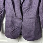 J.Crew Parke Blazer in Purple Herringbone English Wool Size 0 Photo 2