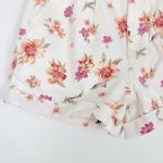 American Eagle NWT  Floral Mom Short 3" Denim Hi-Rise White Size 6 NEW $50 Photo 3