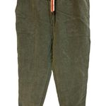 Marine layer Womens  Olive Green Elastic Waist Tapered Joggers Pants‎ Sz L NWT Photo 0
