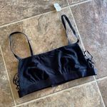 Aerie Real Good Strappy Side Lace Up Bralette Black
Size Small Photo 1