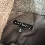 J.Crew Gray Mercantile Heather Wool Blend Mid Length Mock Neck Zip Up Coat Sz 8 Photo 7