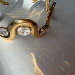 Wavy gold cuff bracelet Photo 7