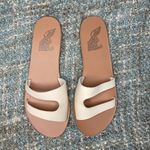 Ancient Greek Sandals Leria Laser Cut Leather Sandals in Off Photo 1