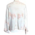 Anthropologie White and Blush Pink Sweater Sz XS Photo 3