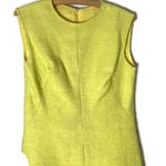 Vintage 60s Union Made Lime Green Sheath Mini Dress & Matching Jacket Size XS Photo 4