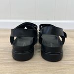 Vagabond  Black Leather Two Strap Sandals Photo 9
