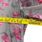 Banana Republic Long-Sleeve Tristan Slit Bell Sleeve Fog Grey Pullover Large NWT Photo 5