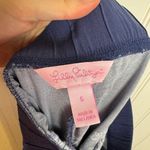 Lilly Pulitzer  navy Bal Harbour lightweight pull on pants size small B26 Photo 4