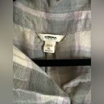 Sonoma  Lavender and Gray Plaid Sleep Shirt Dress Photo 1