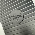 Chloé Chloe Nil Double-Strap Cowhide Mules In Black Color Size 38. Photo 12