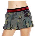 The Upside Green Camo Pleated Shorts 6 Military Chic Y2K Utility Gorpcore Street Photo 0