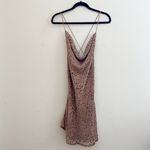 Selfie Leslie  | Second Nature Cowl Neck Velor Dress Photo 5