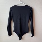 Abercrombie & Fitch Black Long Sleeve Bodysuit Photo 2