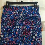 LuLaRoe  Cassie Blue Floral Skirt Perfect for Spring Sz XS NWT #6437 Photo 2