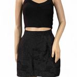 & Other Stories NWOT! & Other Stories Black Floral Jacquard Skirt Size 6 Stockholm Atelier Photo 1