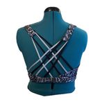 Jockey Palm and Stripes Full Figure No Bounce Sports Bra Gray Size XL Photo 2