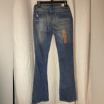 Mudd  Women's Flare Distressed Blue Jeans Photo 1