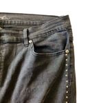 DG2 by Diane Gilman Fringe Hem Jeans Black Size 18W Photo 2