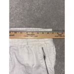 Athleta Cabo Linen Joggers White Drawstring Pockets Casual Pants Size 14 Petite Photo 7