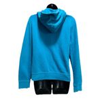 Aeropostale Teal/White Hoodie Sweatshirt Size L Long Sleeve Logo Graphic Pockets Photo 3