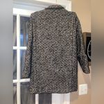 New York GIRL NY Girl black white wool blend jacket coat vintage sz 14 2 button Photo 2