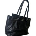 Kate Spade  Black Pebbled Leather Double Handle Satchel​ Photo 4