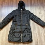 Michael Kors Black Quilted Down Puffer Coat Size M Photo 1