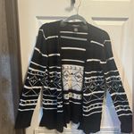 Linda Matthews Women's Open Knit Cardigan Size L White Size L Photo 0