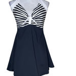 COCOSHIP Women's Vintage Sailor Pin Up Swimsuit Retro Skirtini One Piece 4XL Photo 0