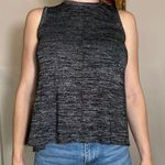 Rag and Bone  Heathered black Hudson Split Back Sleeveless Top Size Small Photo 0
