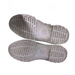 Dr. Martens "JEMIMA" LIGHT BLUE & TAN THICK SOLE CHUKKA ANKLE BOOTS W/FRINGE (7) Photo 8