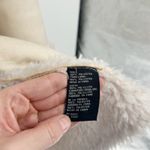 Bebe  Womens Vintage Y2K Faux Suede Sherpa Lined Penny Lane Jacket Coat Beige Photo 6