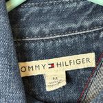 Tommy Hilfiger Woman’s Denim Casual Fall Dark Wash Cozy Jean Jacket Size Medium Photo 2