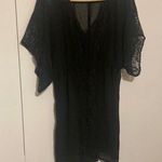 Xhilaration  Crochet Black Color Chiffon Cover Up Beach Wear Women’s Size Medium Photo 0