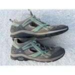 Chaco Sneakers 7 Gray Teal Open Hiking Outdoors Gorpcore Photo 5
