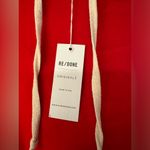 RE/DONE REDONE Washed Women’s Red Crop Top Cotton Hoodie Size Small Photo 10