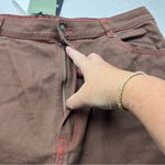 No Fear x H&M Carpenter Wide Leg Twill Skater‎ Pant Womens Size 16 Brown Y2K NEW Photo 7