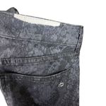 Rag and Bone  Nina High Rise Black Straight Leg Snake Foil Cigarette Jeans Size 25 Photo 6