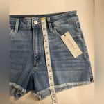 Just USA NWT  Jean Blue Shorts Size 28 Raw Hem Photo 7