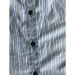 Noble Outfitters Button Up Size S Sleeveless Stripes Western Casual Blue Photo 6