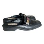 Brighton Lucy Black Leather Mules with Vibrant Beaded Strap Size 9.5M Photo 3