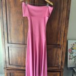 Revolve LAAGAM NWT Jackie Gialla Midi Dress in Pink XS Photo 4