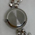 Snowman women quartz watch silver tone 27mm elastic band size 7.5” running Photo 5