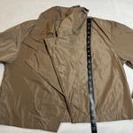 Planet by Lauren G The Triple Collar Open Front Jacket Size O/S Nylon Lagenlook Brown Photo 9