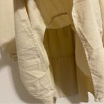 Revolve SNDYS Tan Poof Sleeve Mini Dress Large Photo 4