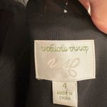 Donna Morgan  Party Cocktail Holiday Dress Black/Gold Sheath Metallic Formal Glam Photo 4