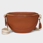 Universal Threads Women's Universal Thread Brown Belt Crossbody Bag with Adjustable Strap Photo 1