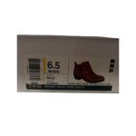 Sonoma Ankle Shoe Boot Womens 6.5 W Slip On Zip Side Desert Bootie Faux Leather Photo 8